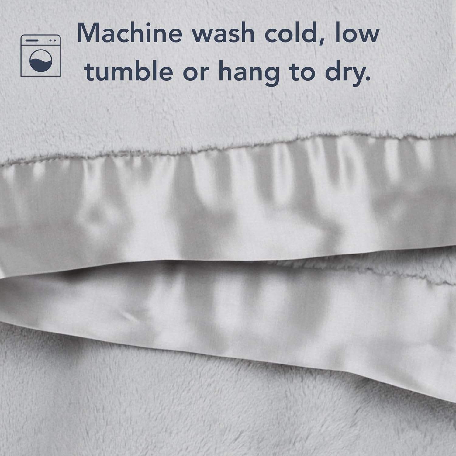 Little Giraffe Baby Blanket - Luxe Soft Blanket with Satin Trim - Baby Stroller Blanket - Newborn Baby Essentials & Baby Gifts - 29x35" - Silver