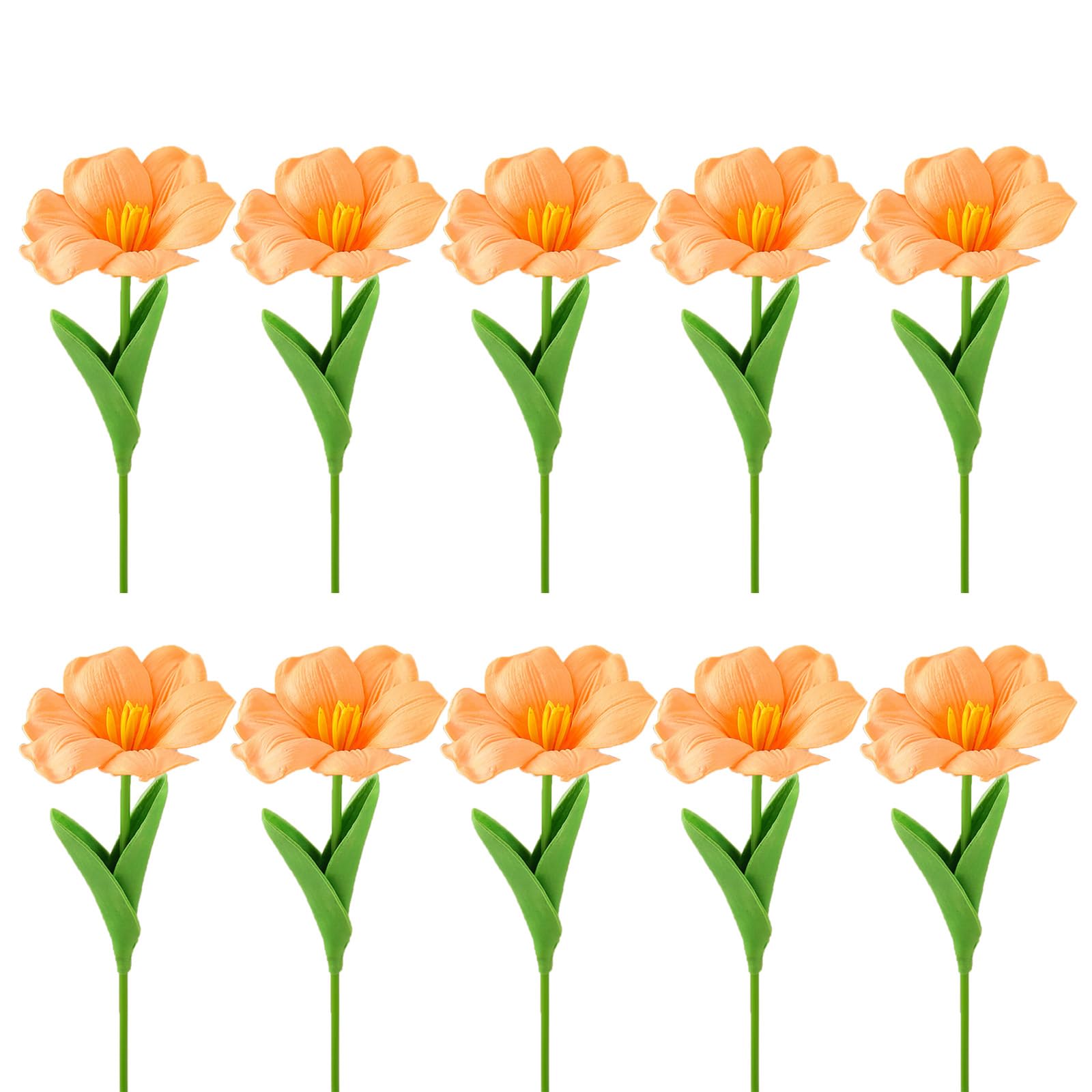 Tsophreniq 10Pcs Artificial Flower Bouquets Realistic Simulation Flower Branch for Wedding Decoration, Kitchen Garden Decoration Arrangements