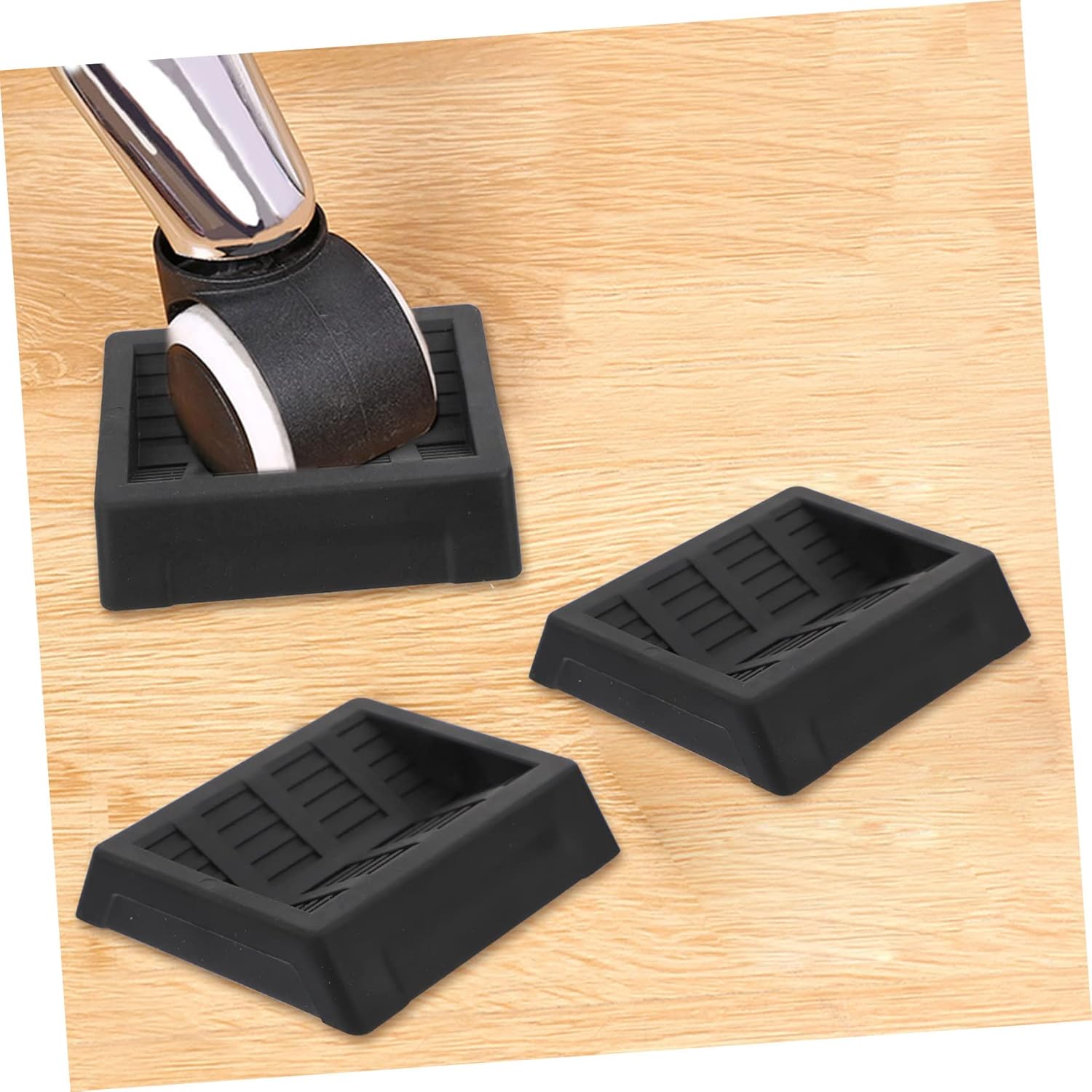 8pcs Wheel Holder Nonslip Rubber Pads for Couch Supports Furniture Movers