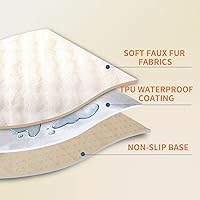 Vista 3 de Funda Impermeable para Cama de Perro Antideslizante Funda de Sofá para Perros Lavable Piel Sintética Suave Funda de Sofá Fundas de Sofá para Sofá