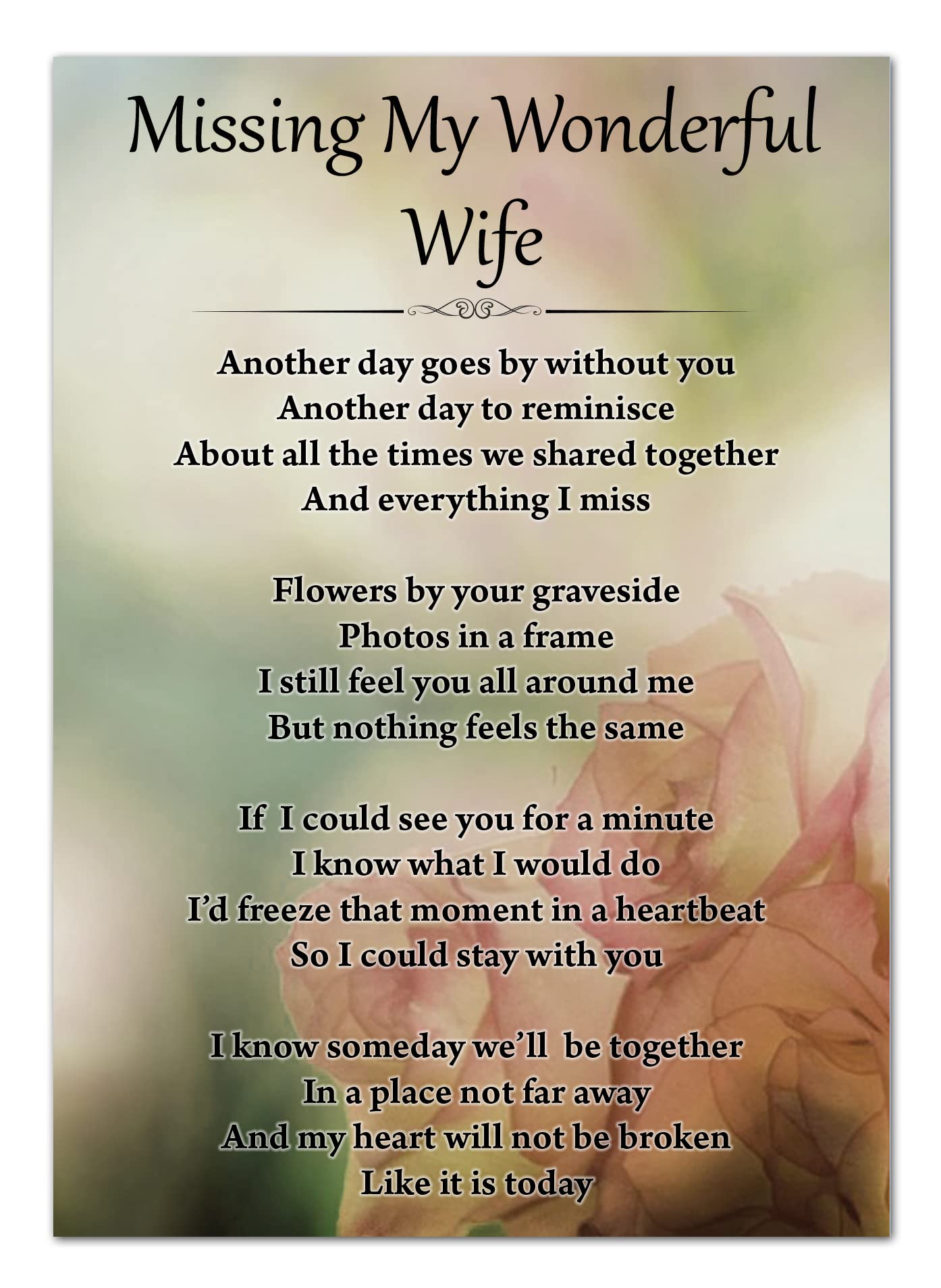 Dad Memorial Birthday Card Heavenly Grave Card Graveside Marker Waterproof Eco | UK - View #10