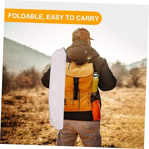 Miniatura 2 de Silla plegable portátil de madera con lona para acampar y uso al aire libre, diseño compacto para pesca, bocetos y actividades de ocio, taburete de