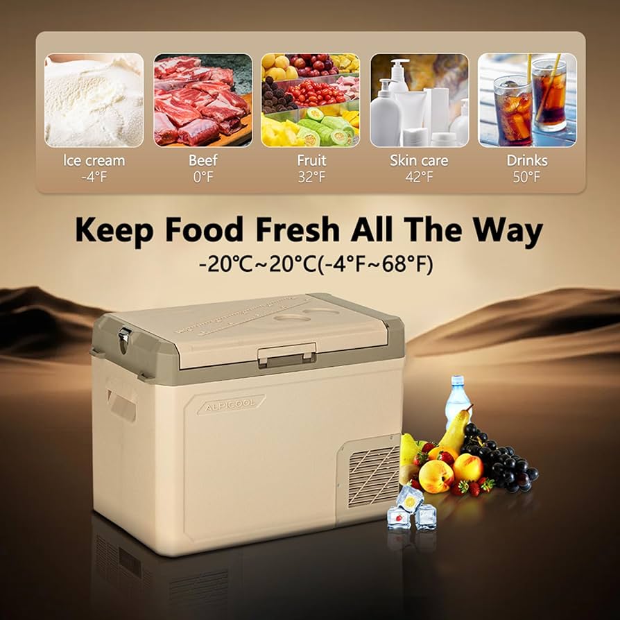 Amazon.com: Alpicool 30 Quart GE30 Portable Car Refrigerator