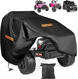 Large Toy Car Cover,Heavy Duty 420D Oxford Fabric Kids Ride-On Power Wheels Cover,Universal Covers