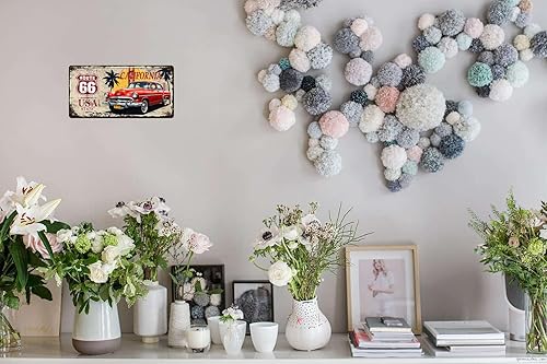 Miniatura 5 de California Route 66 USA State - Letrero decorativo para placa de matrícula, 12 x 6 pulgadas