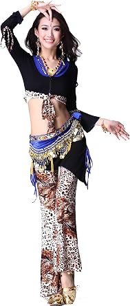 Belly Dance Hip Scarf Belt Wrap Skirt Accessories with Gold Coins