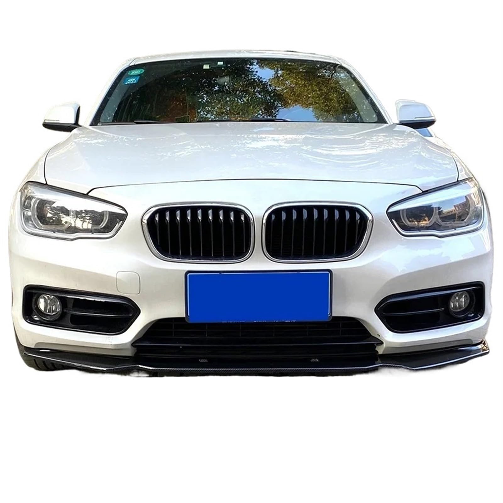 Carbon Look Przedni Zderzak Spoiler Kompatybilny z BMW 1 F20 2011-2019