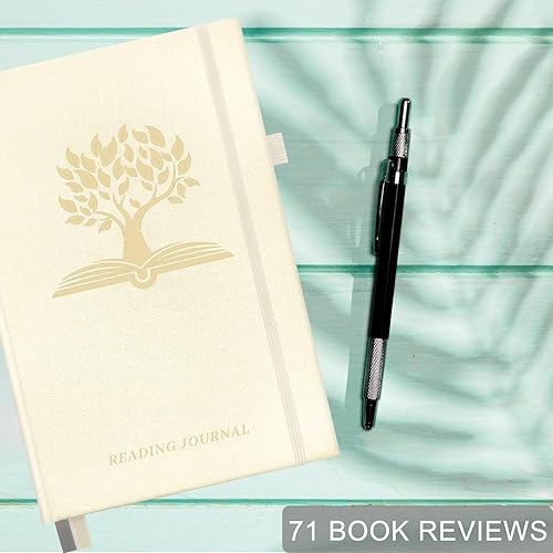 Miniatura 2 de Diario de lectura, diario de lectura de libros, seguimiento y revisa tu lectura, accesorios de libros de regalo para amantes de los libros y