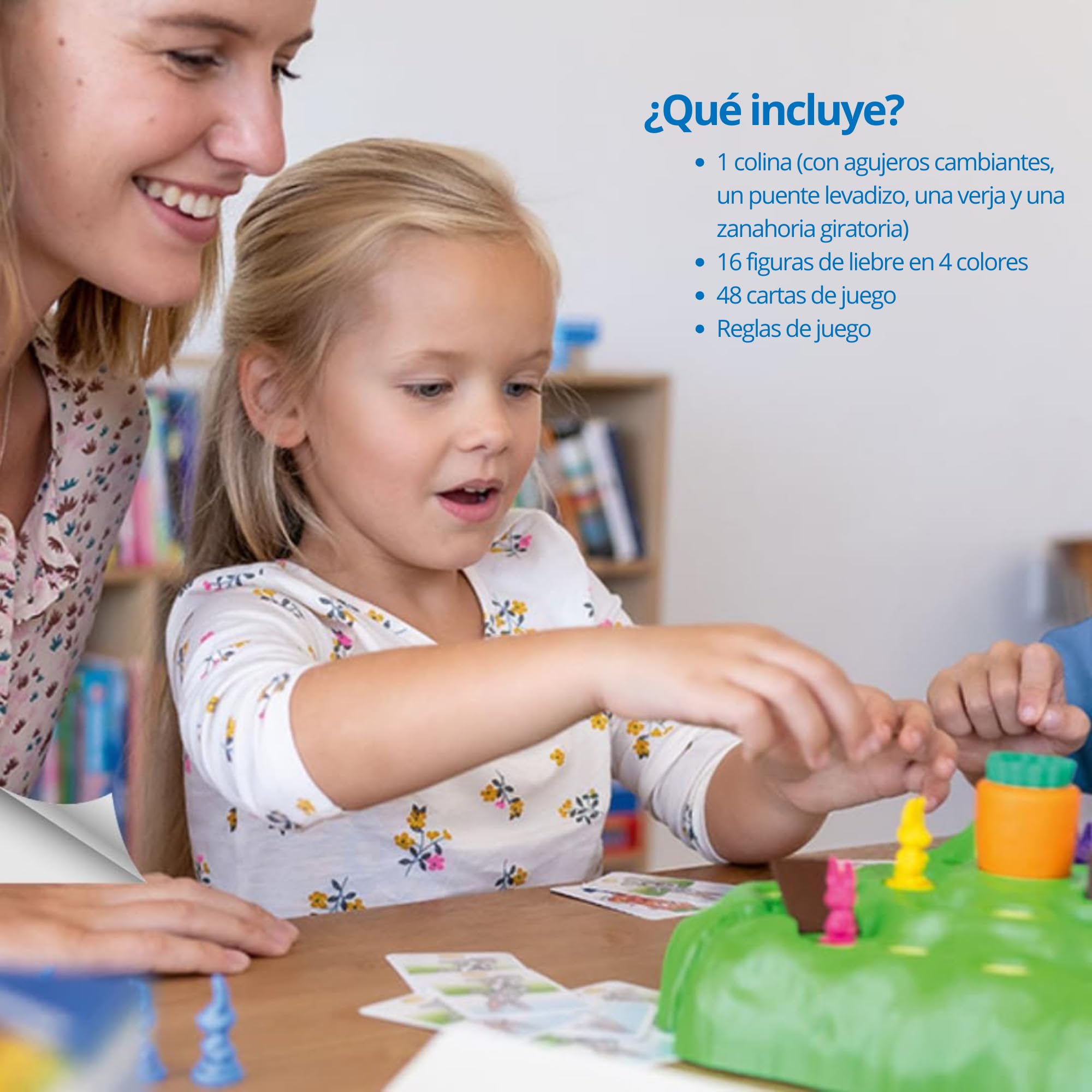 Ravensburger - Funny Bunny, Juegos De Mesa Niños 4 Años, Juguetes niños 4 años, Juegos De Mesa Niños, Juegos para niños, Regalos para Niños, Versión Español