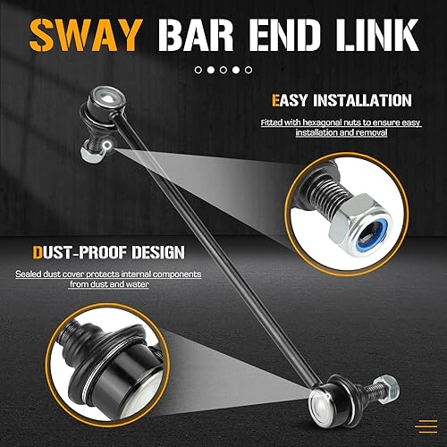 Miniatura 9 de Conjunto completo de amortiguadores de puntal delantero con resorte helicoidal 171525 compatible con Volkswagen para Golfpara Jetta City 2007-2009,