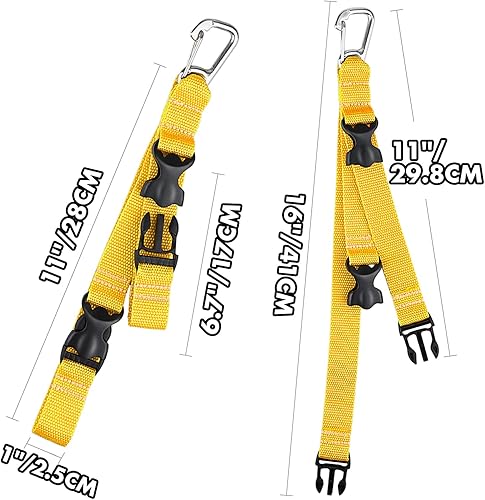 Miniatura 6 de Soporte de aleta y máscara de buceo, aletas de buceo BC y clip para máscara con dos correas de correa de liberación rápida