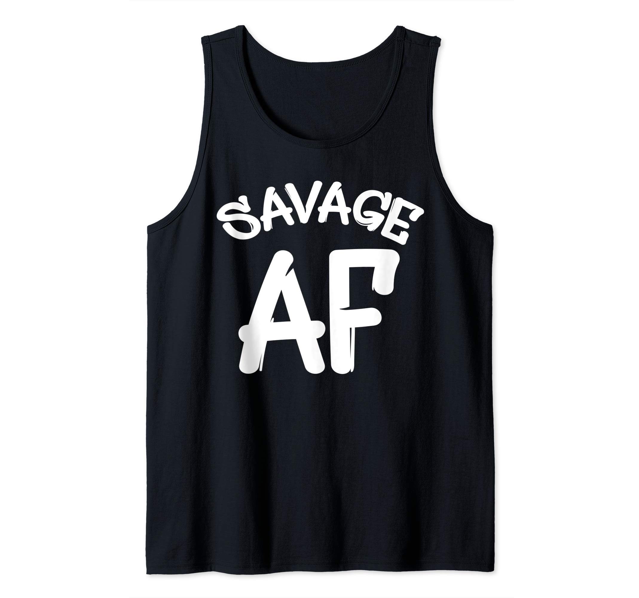 Savage At Heart Inc.Stylish, Savage AF, Cool Apparel Tops, for Men and Women Tank Top