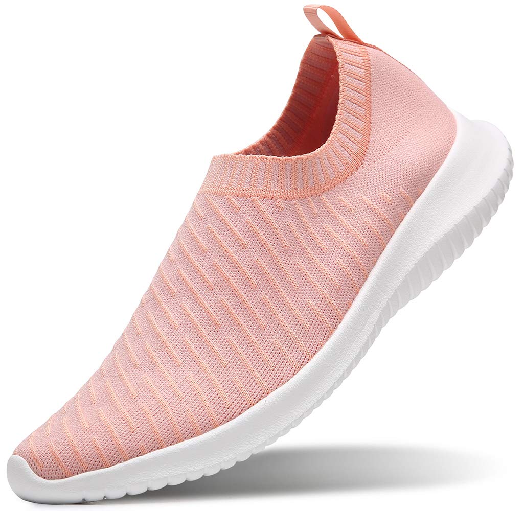 Womens Comfort Elastic Sock Slip On Walking Lightweight Non-Slip Fall Shoes (Size:5.5-11)