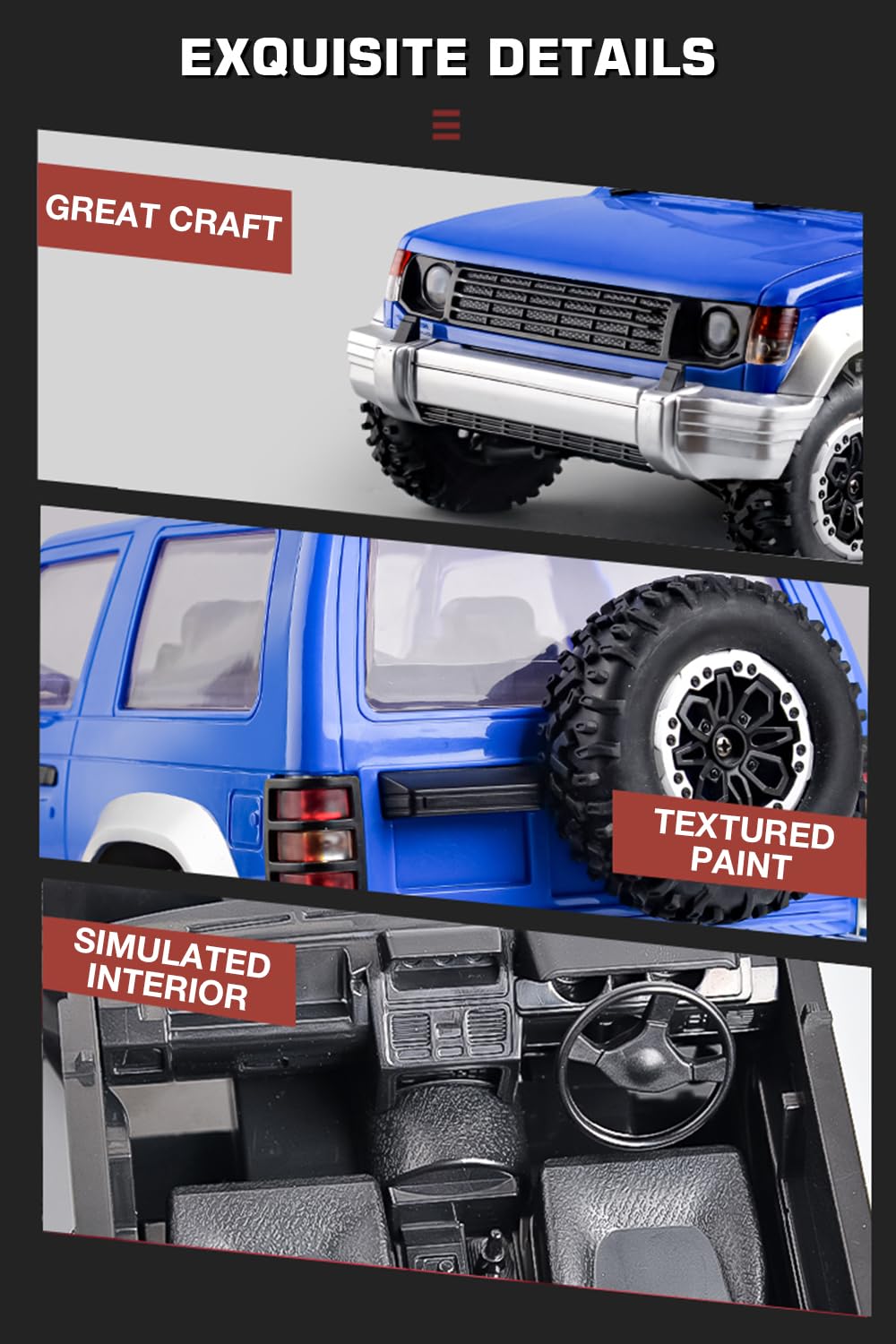 Amazon.co.jp: SVERTIBO 1/14スケール RCクローラー LDRC LD1297 RTR
