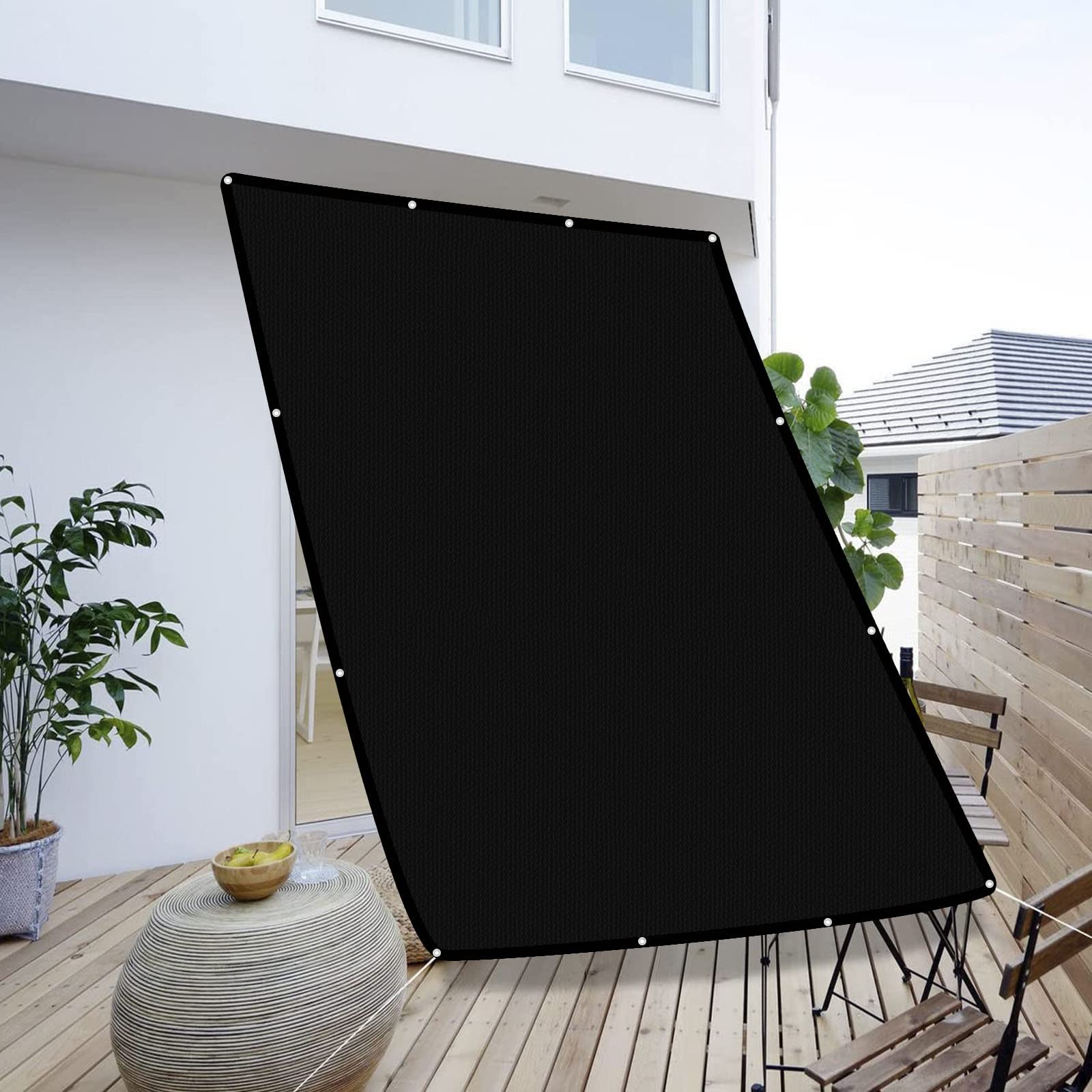 Filet protection solaire anti-pluie pour stopper la chaleur sur la terrasse