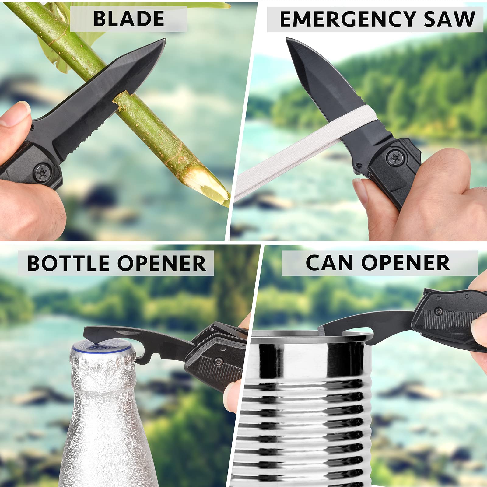 Birthday Gifts for Men Dad, Multitool Pliers Folding Pocket Knife,Christmas Gifts for Dad,Stocking Stuffers for Husband Boyfriend Him,Cool Gadgets Practical Gifts for Outdoor Product Image 4