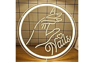Neon Nail Sign Light: Illuminate Your Salon with Style