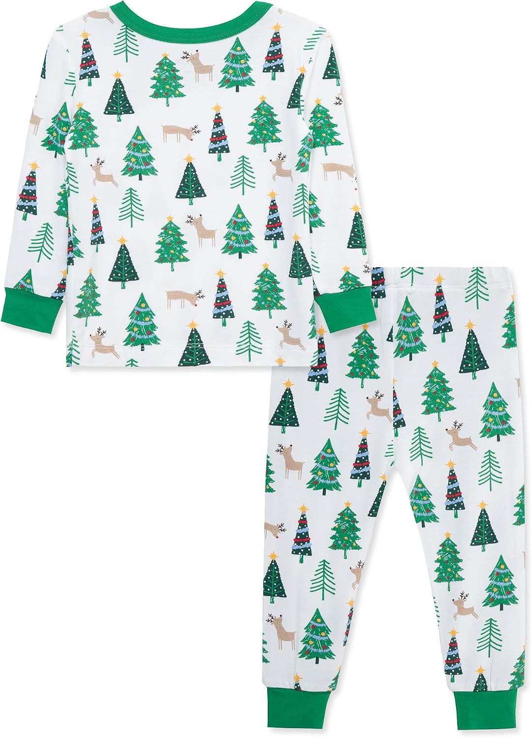 Little Me Baby Boys' and Girls' Christmas Holiday Santa Print Pajamas