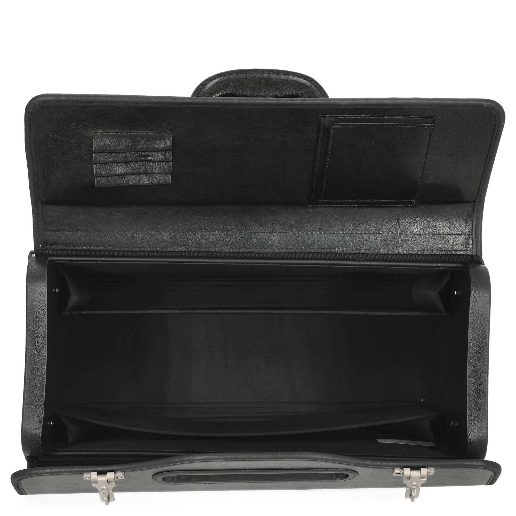 D&N Business Line Pilotenkoffer, 46 cm, 29L, schwarz