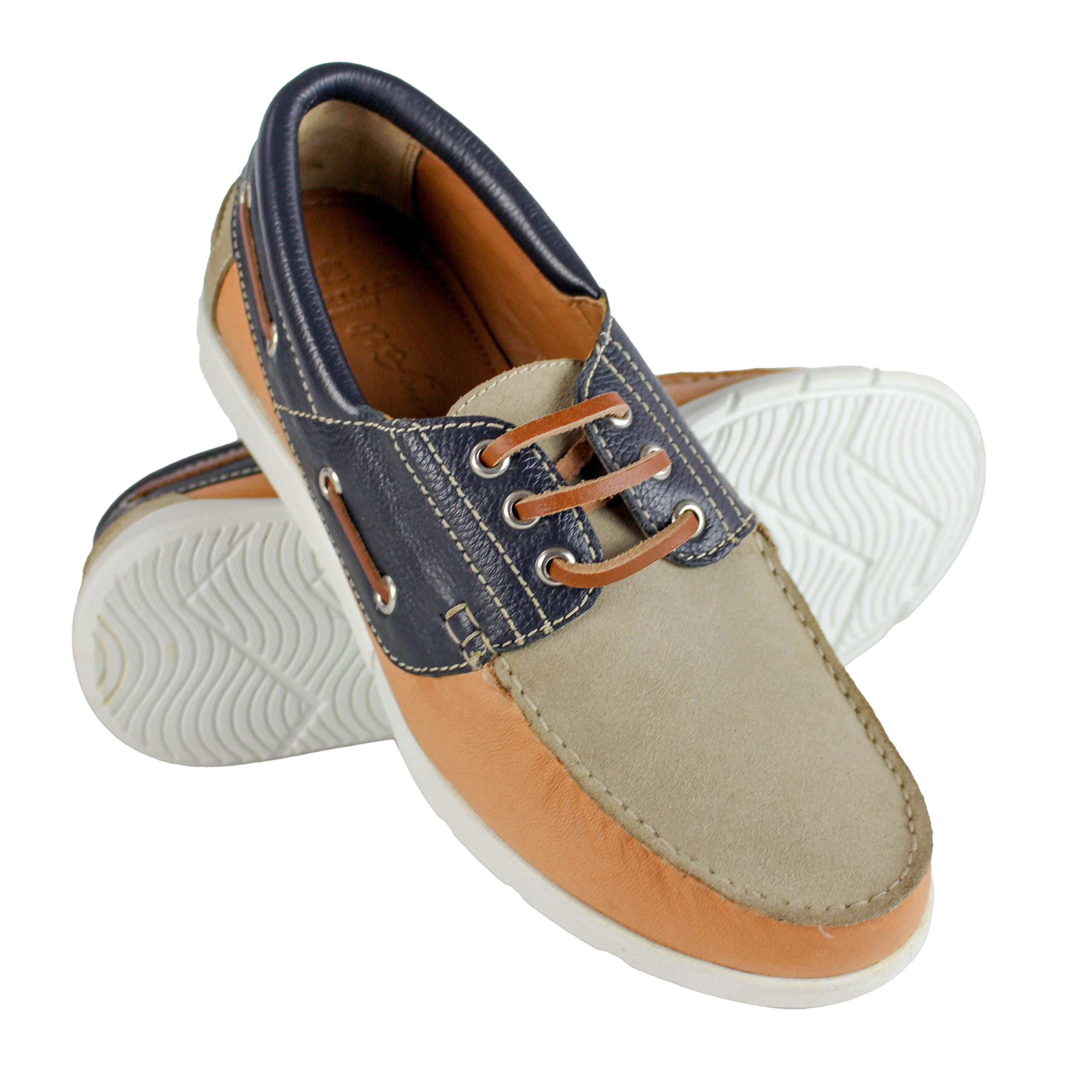 Zerimar Náuticos Hombre Verano | Náuticos de Piel para Hombre | Mocasines Hombre | Zapatos Náuticos Hombre