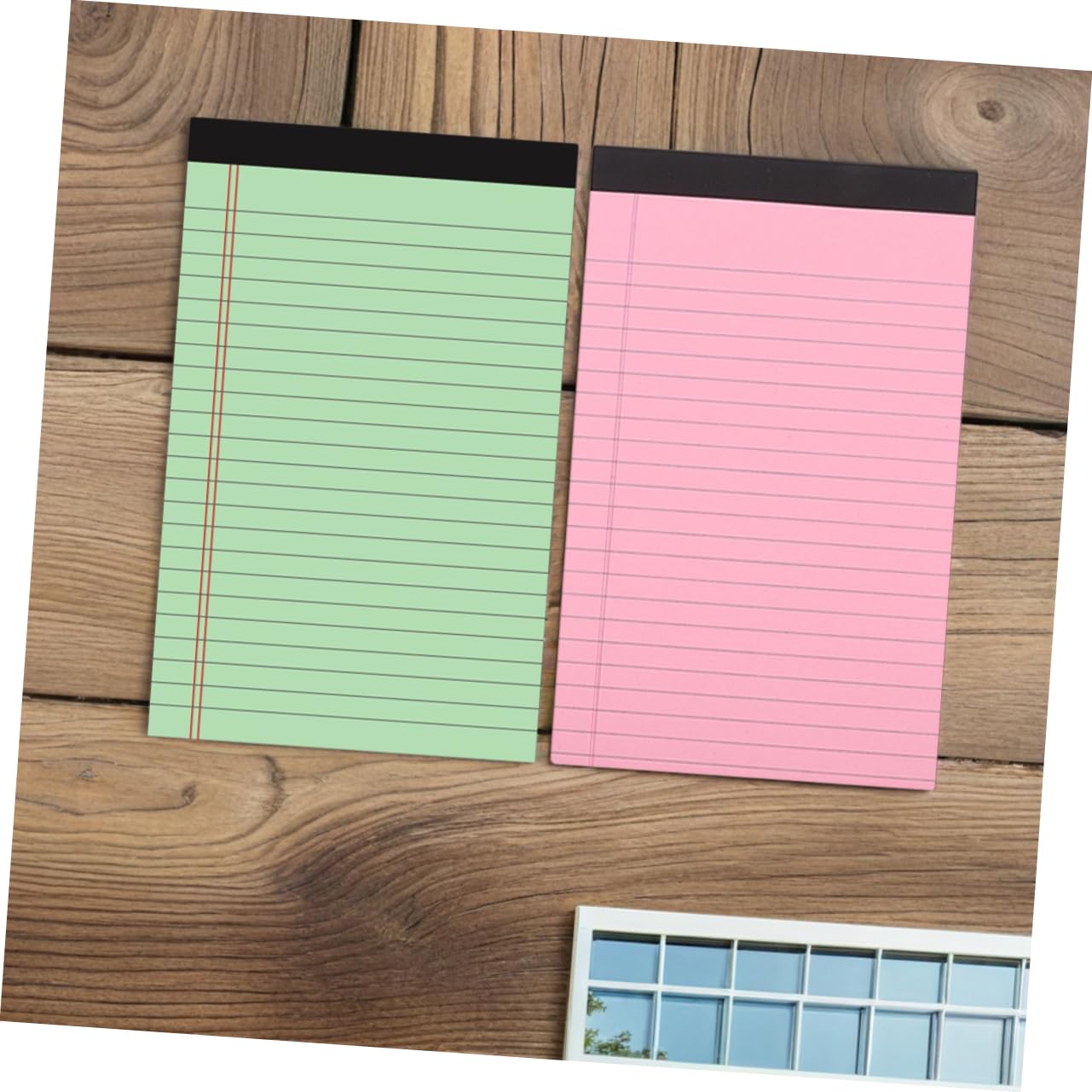 Blocchi di Cancelleria Legale 6 Pezzi in Carta, Fogli a Righe | Tearable Pages, Formato Compatto per Planning e Uso On The Go, Decorazioni Scuola per Insegnanti e Ufficio