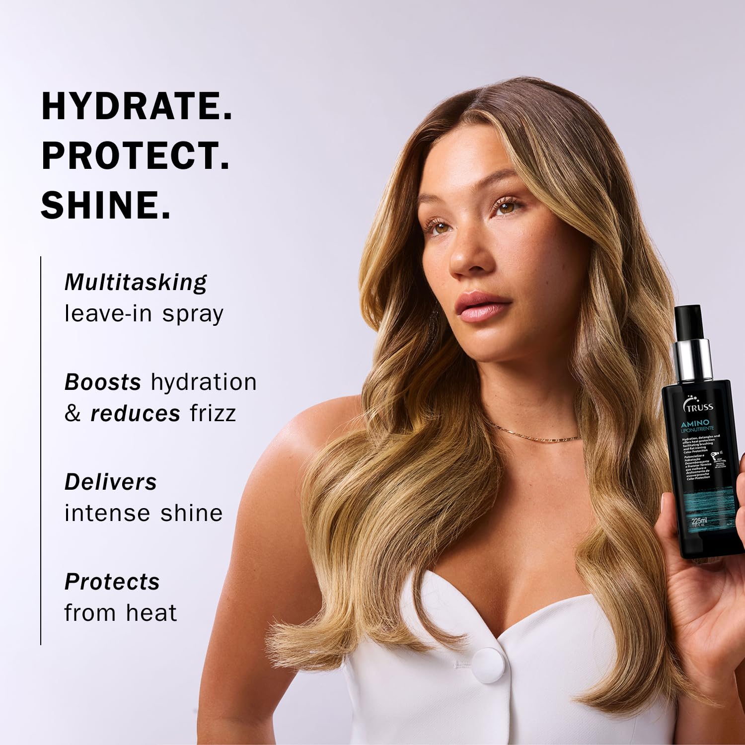 TRUSS Professional Amino Miracle Heat Protectant Hair Spray, 7.61 oz