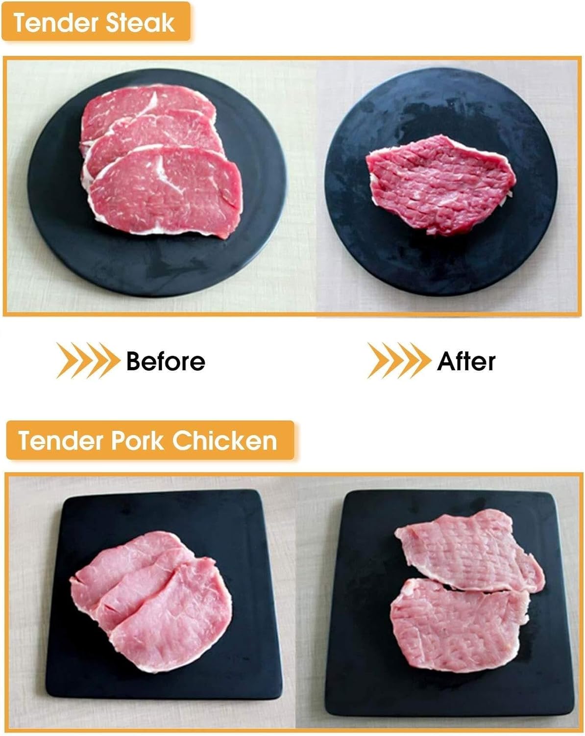Commercial Meat Tenderizer,Kitchen Meat Tenderizer Tool, Manual Professional Meat Slicer, Suitable for Catering Enterprises