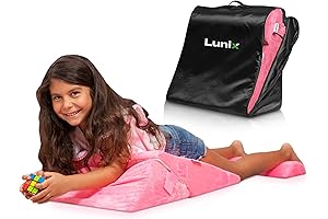 Lunix Soft and Comfortable 3pcs Kids Wedge Pillow Set for Sitting, Kids...