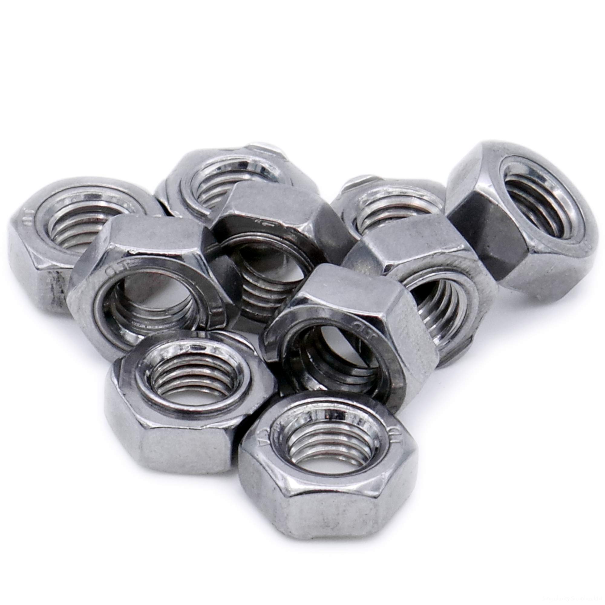 Singularity Supplies M5 (5Mm) Weld Nut (Hex) - Stainless Steel (A2) (Pack Of 20)