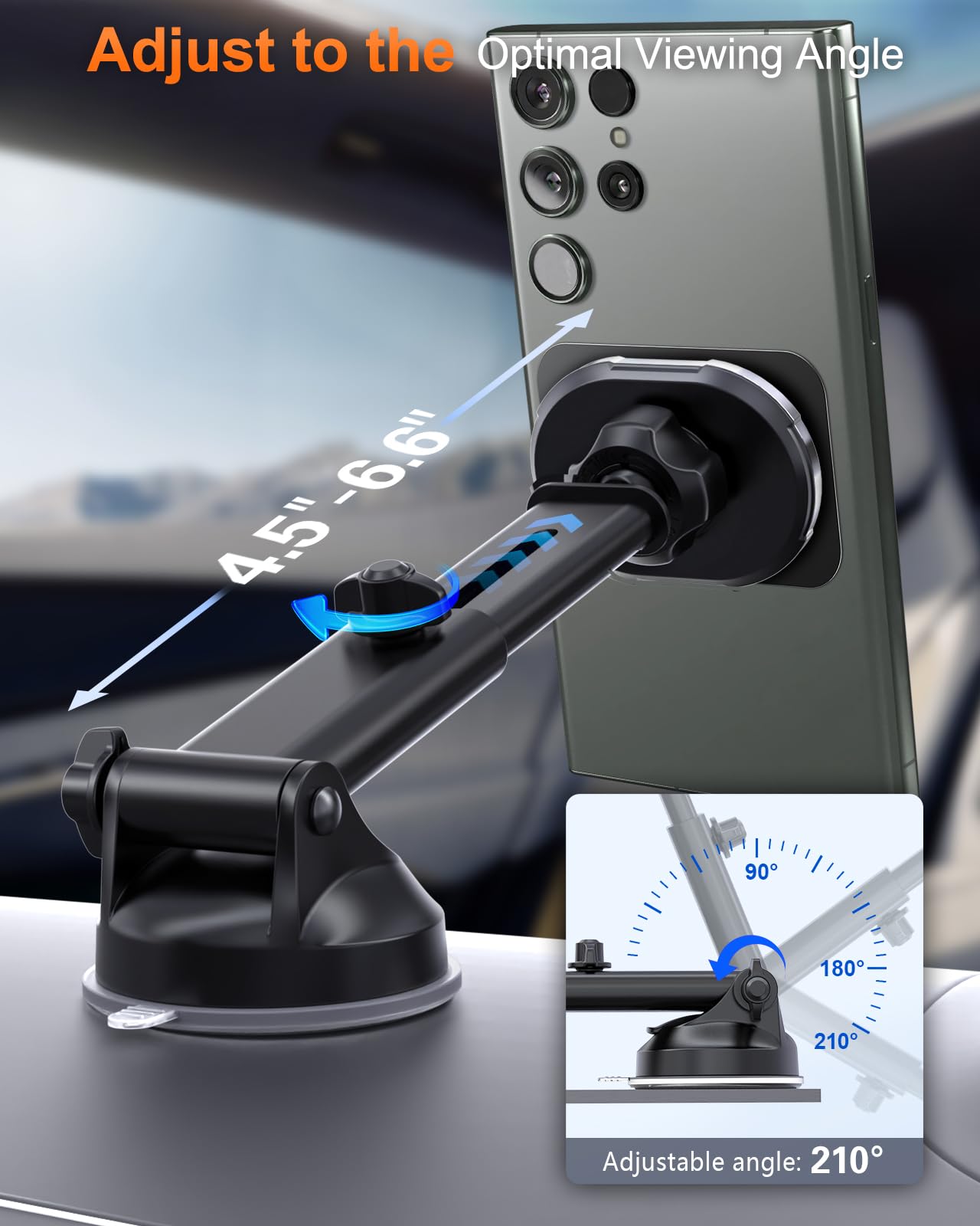 volport Supporto magnetico per auto