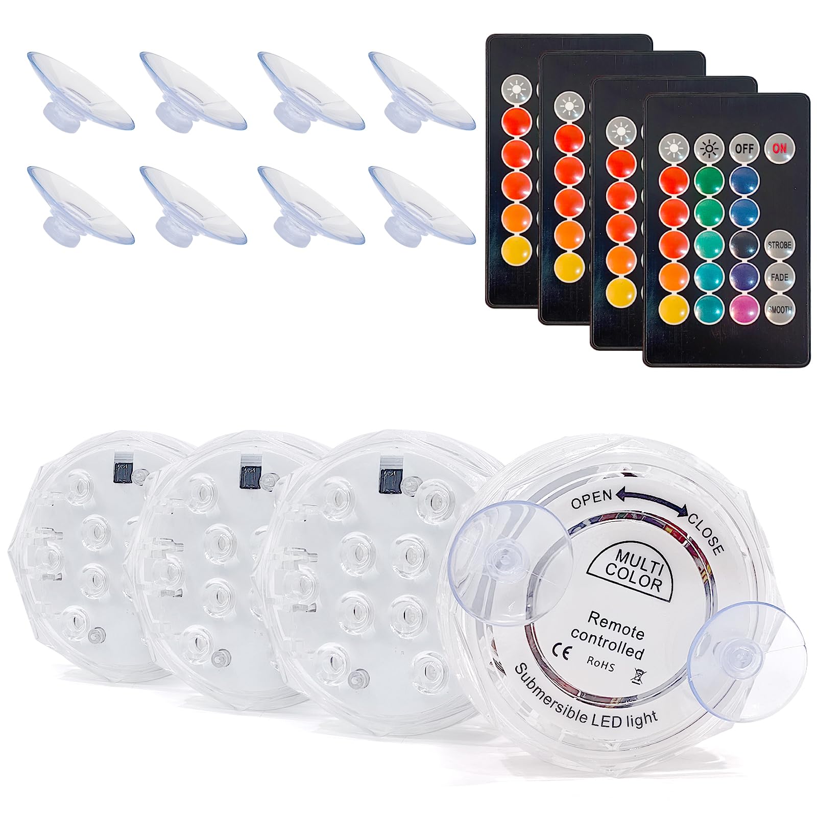 Amazon.co.jp: TopYart LED潜水ライト リモコン付き IP68防水 マルチ