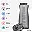Pogo 64oz Plastic Water Bottle with Leak-Proof Chug Lid and Carry Handle, Reusable, BPA Free, Capacity Markings, Dishwasher Safe, Perfect for Travel, School, Outdoors, and Gym, Grey