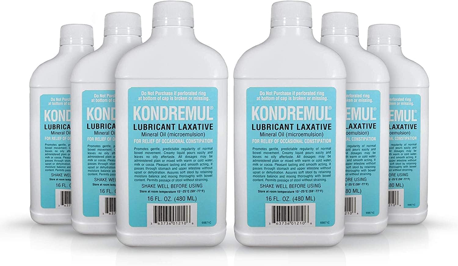 Kondremul Lubricant Laxative Mineral Oil, for Relief of