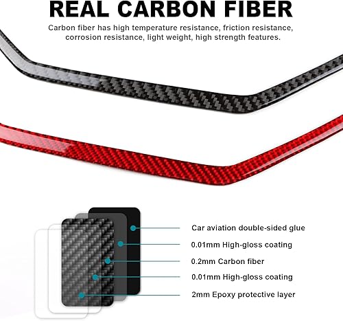 Miniatura 6 de AIRSPEED Para Subaru WRXWRX STI 2022 2023 para Crosstrek 2024 Consola central de coche, marco de navegación, tira decorativa, calcomanía de fibra de