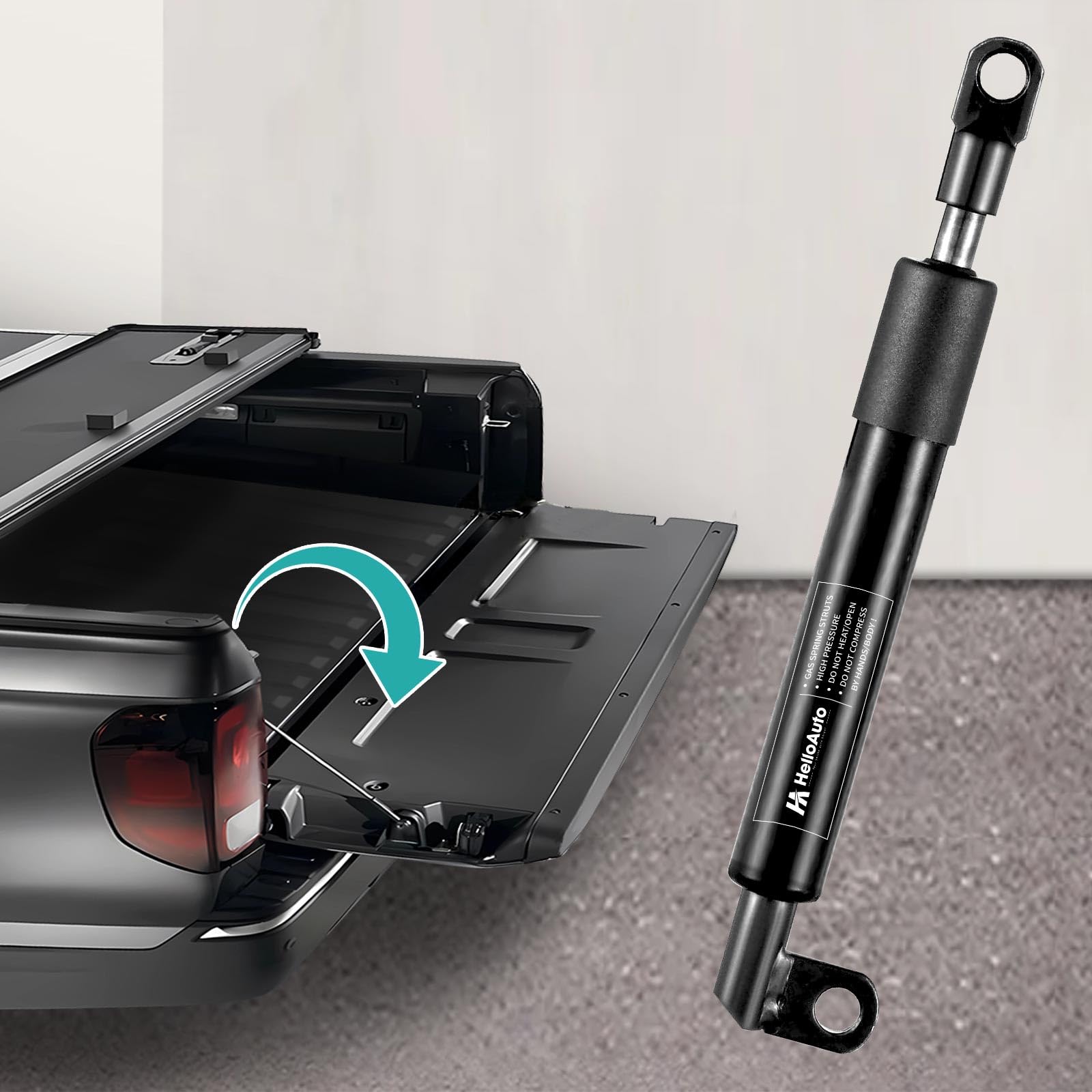 HelloAuto Truck Tailgate Assist Compatible with 1999-2006 Chevy Silverado/GMC Sierra 1500/2500/3500 Accessories, 2007 Classic 1500 Models Soft Open Close Lift Kit Damper Include All Accessories