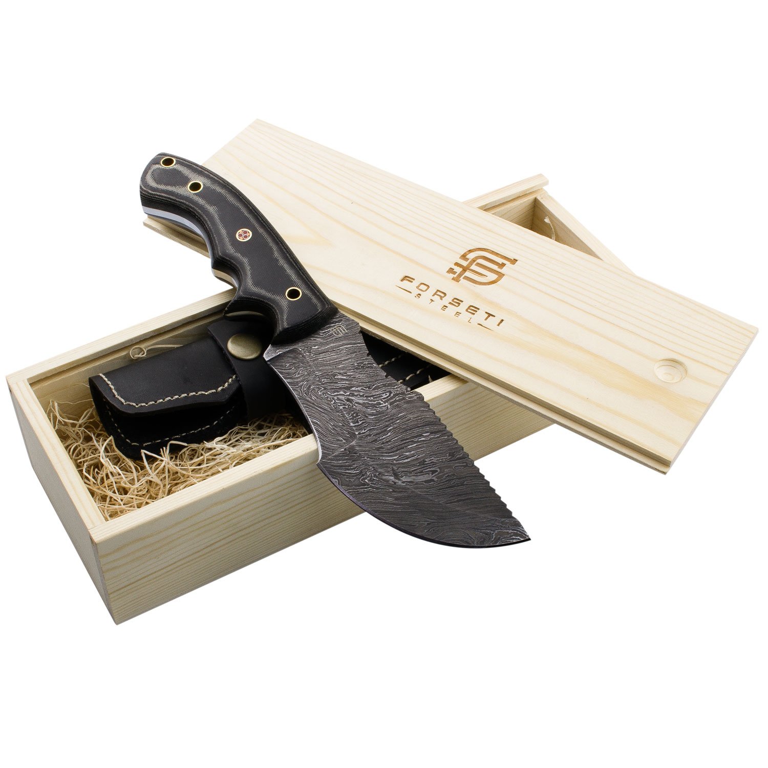 Forseti Steel Ironside Damascus Steel Tracker