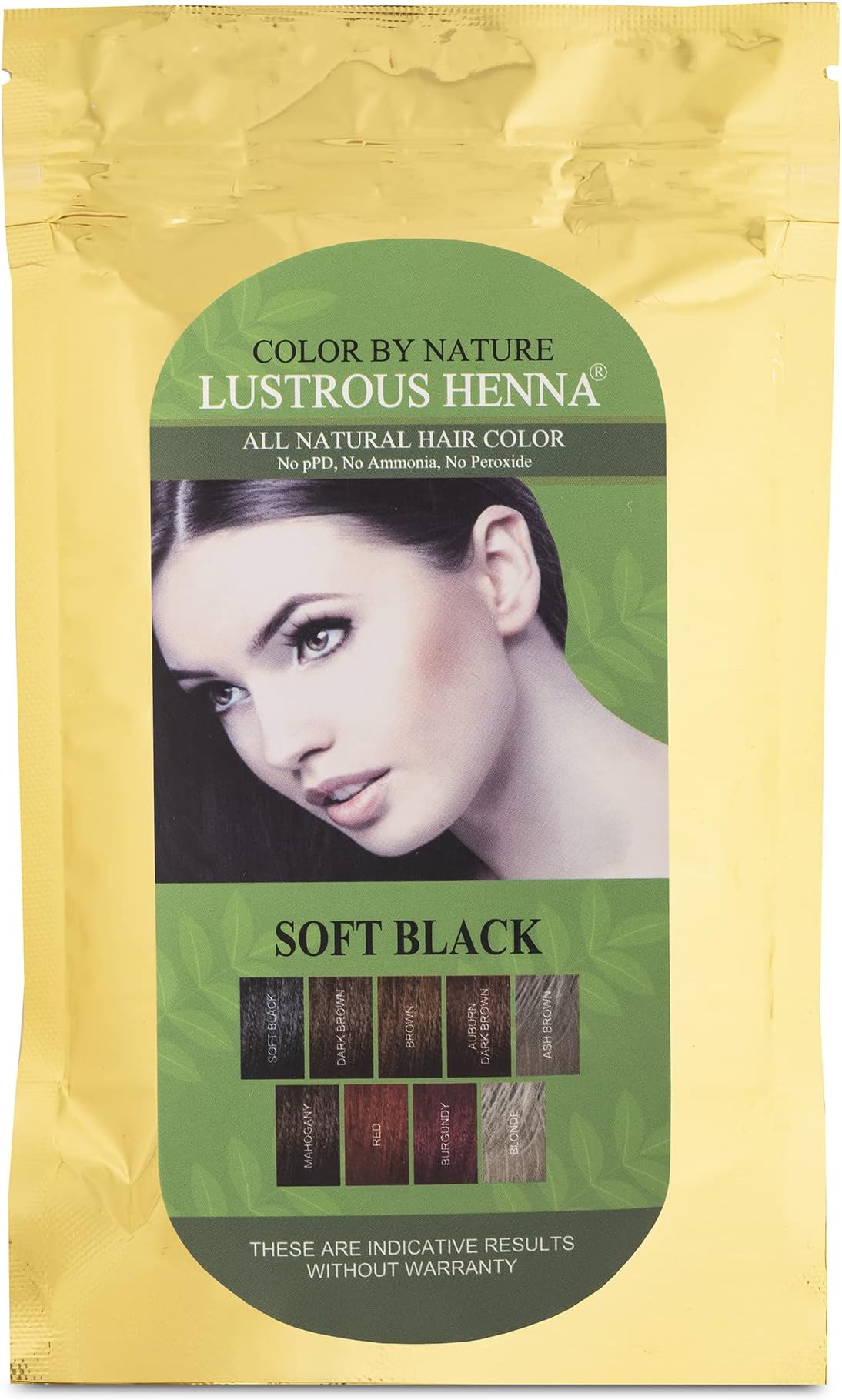 Lustrous Henna Soft Black 100 Grams