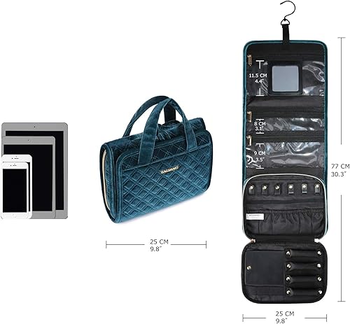 Miniatura 5 de BAGSMART - Organizador de terciopelo para joyas anillos collares pulseras aretes