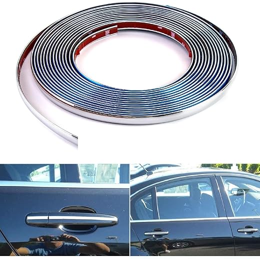 DETACHI Chrome Beading Trim Strip 10mm