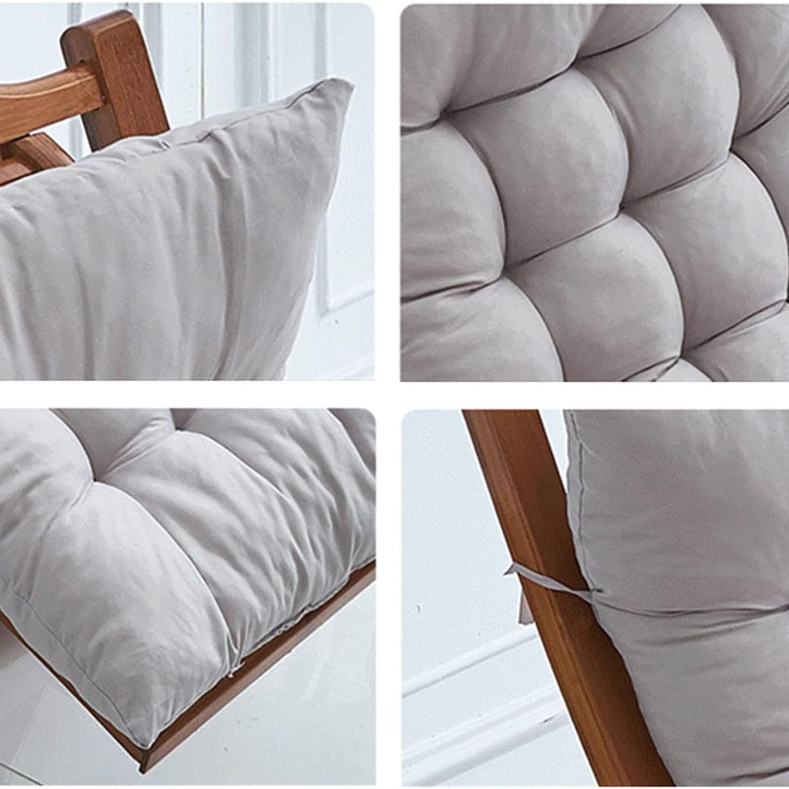 Cuscino spesso per panca da esterno, per sedie a 23 posti, per interni ed esterni, rettangolare, per panchine da giardino, chaise longue e altalene, 120 x 50 cm