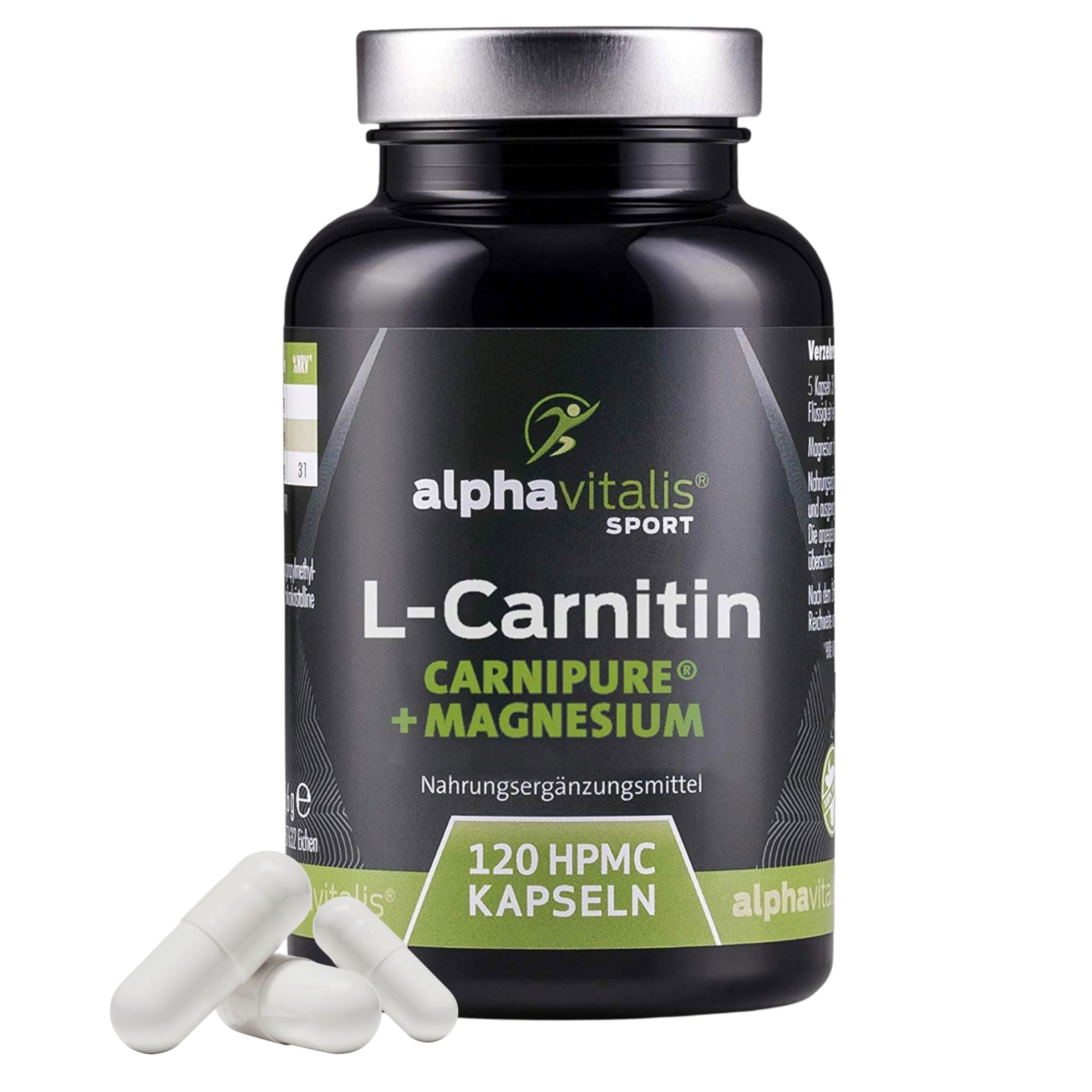 cheap l carnitine magnesium citrate Acetyl L-Carnitine (ALCAR) - 500 mg - 200 Vegetarian Capsules - Nature's Trove MagTech Magnesium Drink Mix, by