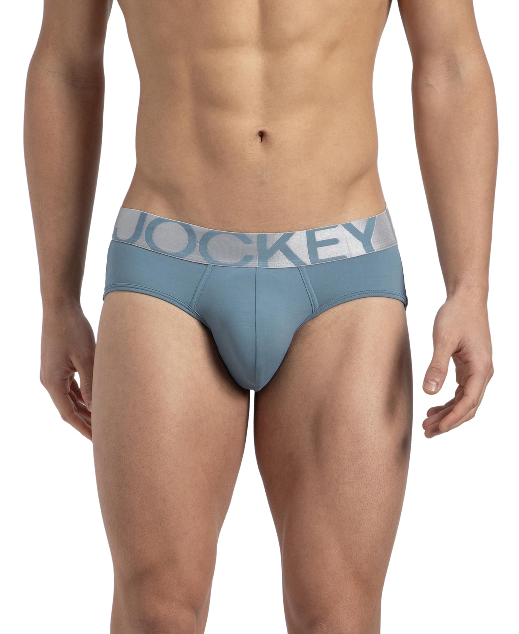 Jockey Mens Modern Brief Underwear, Provincial Blue, M