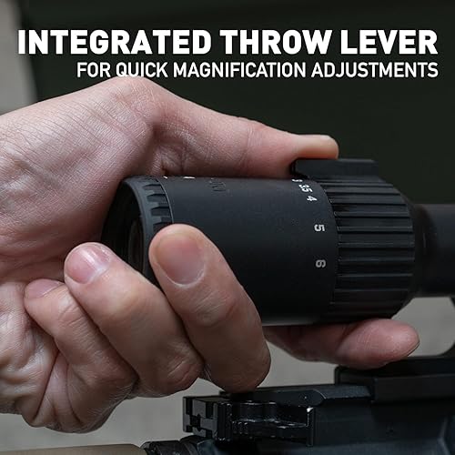 Vista 15 de Monstrum Alcance de rifle LPVO Banshee 1-6x24 con soporte de alcance desplazado