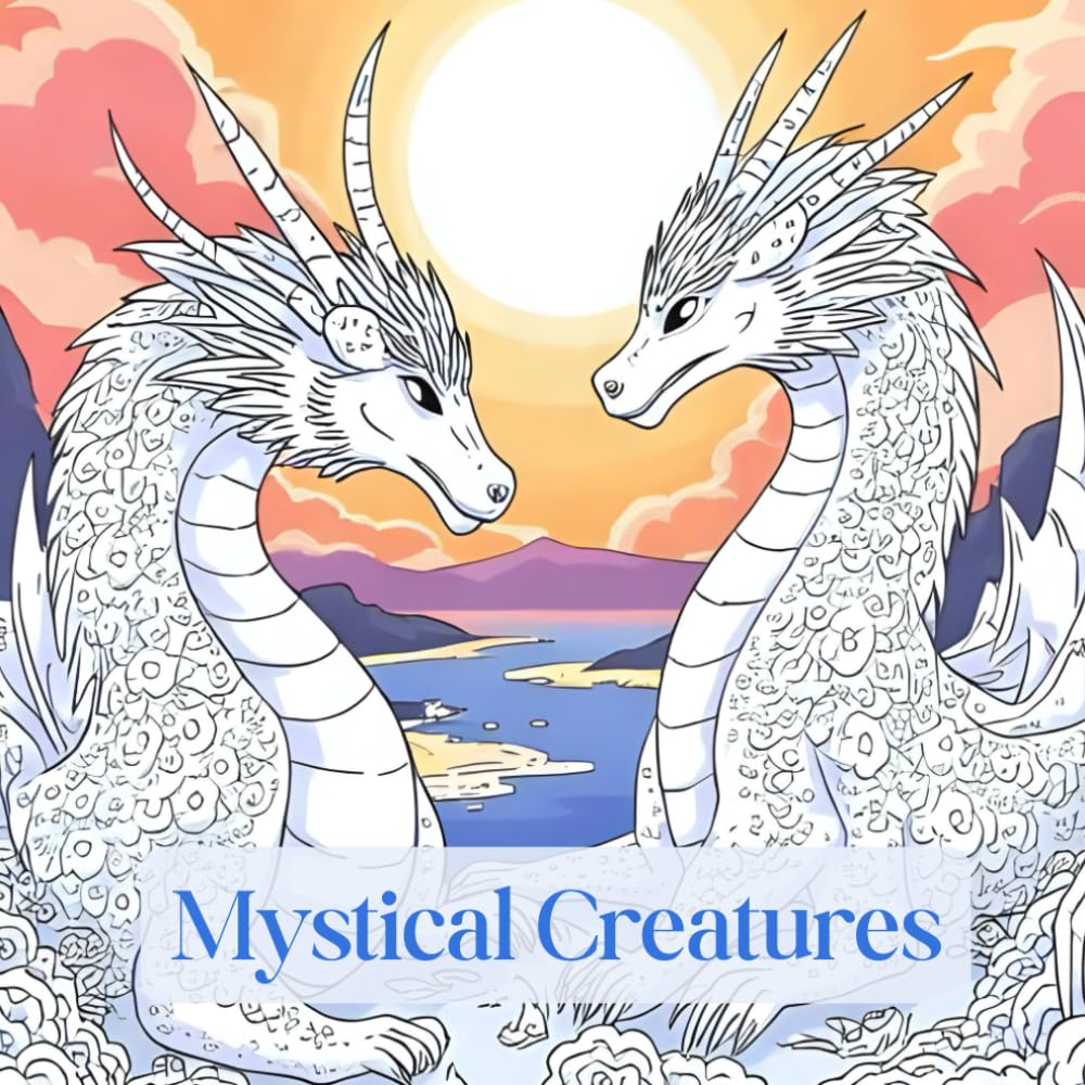 Mystical Creatures: Coloring Book