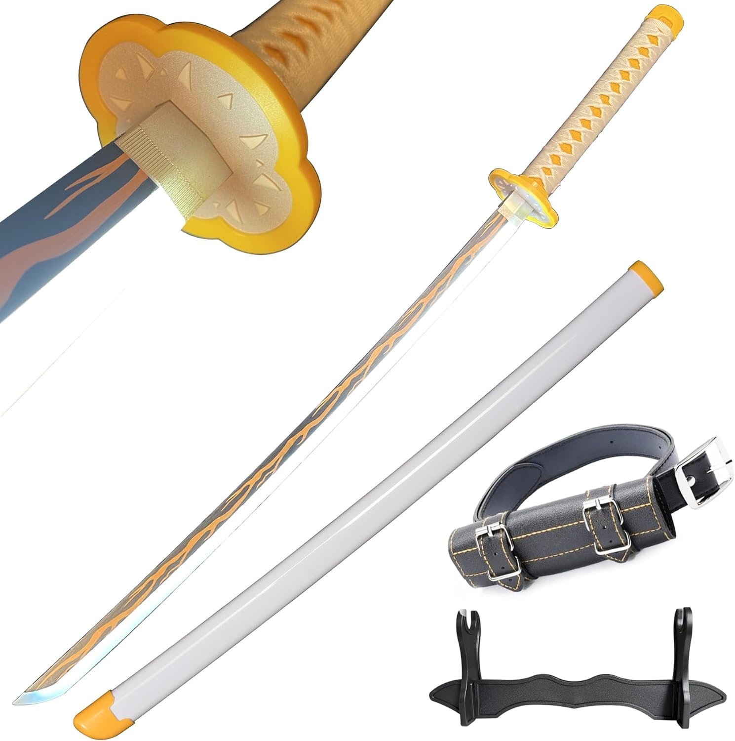 LED Light Up Sword Anime Demon Slayer Sword Katana Cosplay 41 inch, Collectible Gift, Multiple Styles Available