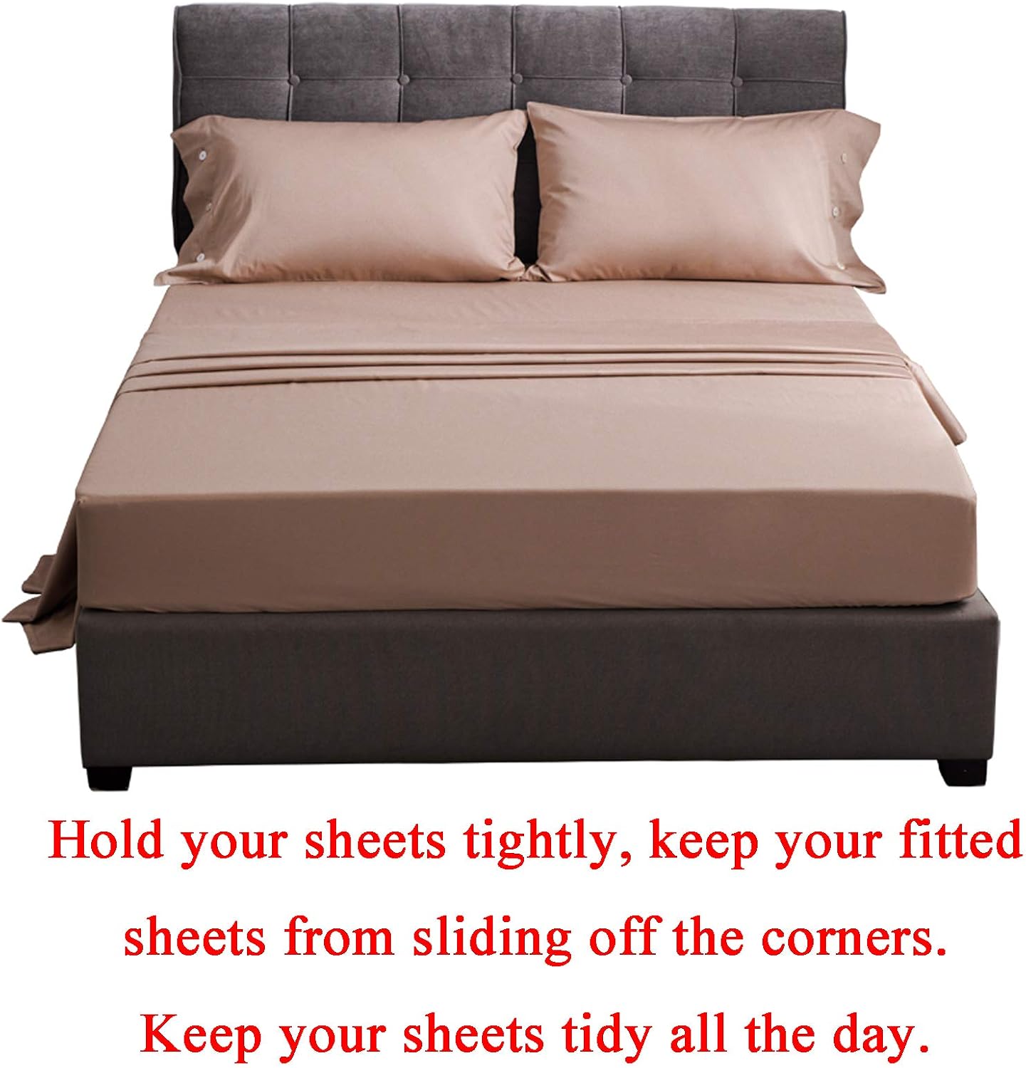 2pcs/set Sheet Bed Suspenders Adjustable Crisscross Fitted Sheet Band Straps Grippers Adjustable Mattress Pad Duvet Cover Bed Sheet Corner Holder Elastic Straps Fasteners Clips Grippers Clippers