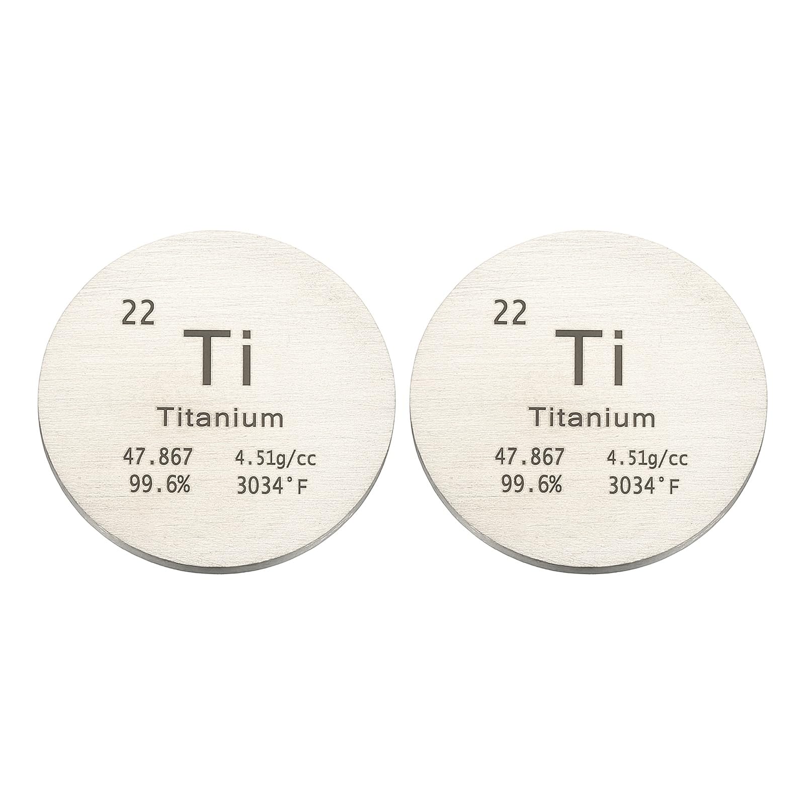 Disque en titane PATIKIL de 1.2 pouce pour collections et expériences de laboratoire de chimie