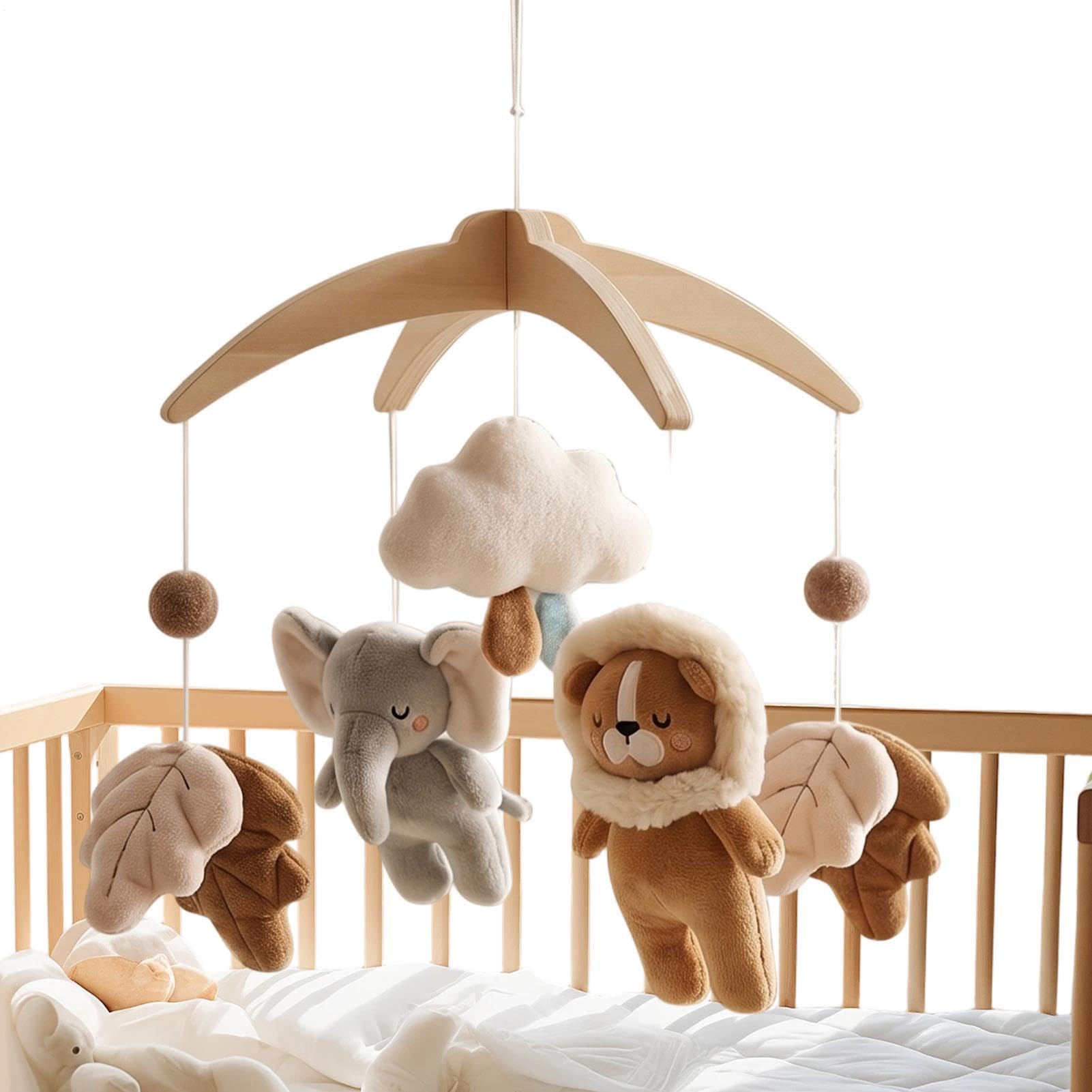 Giocattolo lenitivo per bambini a forma di animale | Simpatico giocattolo mobile per la cameretta dei bambini, per la casa, la camera da letto, il soggiorno, la stanza dei giochi
