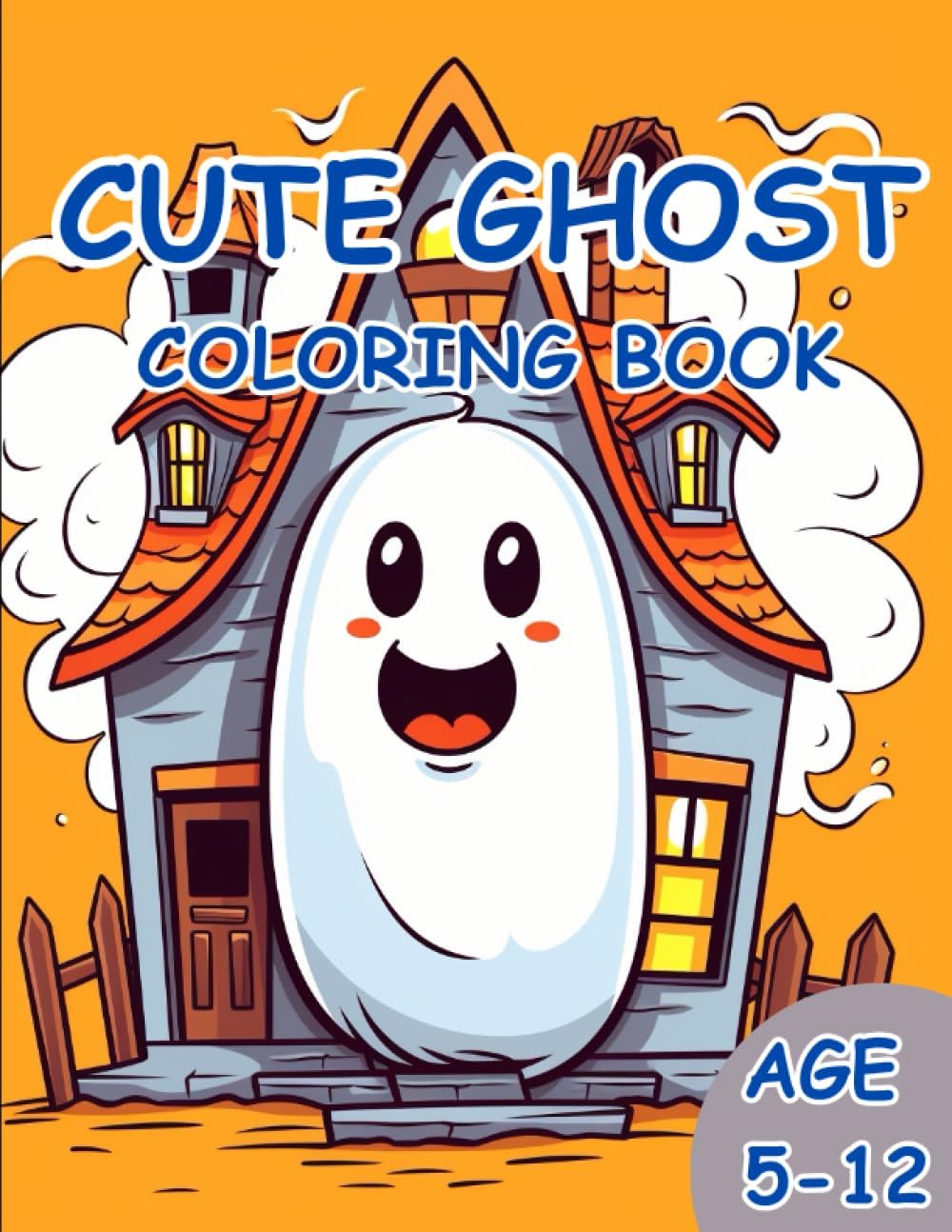 Cute Ghost Coloring Book