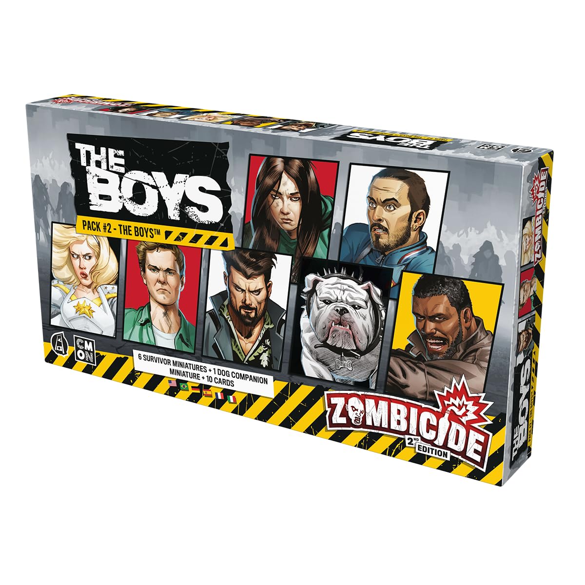 Asmodee - ZOMBICIDE Extension : The Boys Pack #2 - The Boys- Jeux de société - Jeux de Plateau - Jeux de Figurines - A partir de 14 Ans - 1 à 6 Joueurs - Version multilingue